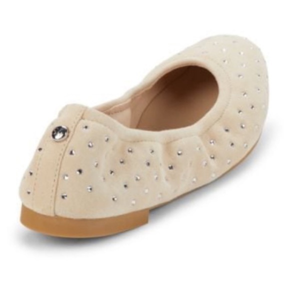 NWOB Stuart Weitzman studded ballet slipper. Size 6.5. Color Museline. - Picture 1 of 6
